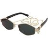 Marc Jacobs Marc 496/S PEF/MT | Occhiali da Sole Graduati o Non Graduati | Prova Online | Metallo | Tondi | Oro | Adrialenti