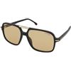 Carrera Carrera 350/S 71C/UK | Occhiali da Sole Graduati o Non Graduati | Prova Online | Plastica | Quadrati | Nero, Oro | Adrialenti