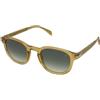 David Beckham DB 1007/S 40G/9K | Occhiali da Sole Graduati o Non Graduati | Prova Online | Plastica | Panthos | Giallo, Trasparente | Adrialenti