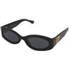 Dsquared2 D2 0150/G/S 807/IR | Occhiali da Sole Graduati o Non Graduati | Prova Online | Plastica | Ovali / Ellittici | Nero | Adrialenti