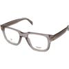 David Beckham DB 7130 KB7 | Occhiali da Vista Graduati | Plastica | Quadrati | Grigio, Trasparente | Adrialenti