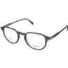 David Beckham DB 1140 TX7 | Occhiali da Vista Graduati | Prova Online | Plastica | Panthos | Grigio, Trasparente | Adrialenti