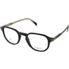 David Beckham DB 1140 807 | Occhiali da Vista Graduati | Prova Online | Plastica | Panthos | Nero | Adrialenti