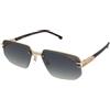 Carrera Carrera 1070/S 0NR/9K | Occhiali da Sole Graduati o Non Graduati | Prova Online | Unisex | Metallo | Quadrati | Oro | Adrialenti