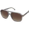 Carrera Carrera 302/S KB7/HA | Occhiali da Sole Graduati o Non Graduati | Prova Online | Unisex | Plastica | Quadrati | Grigio, Trasparente | Adrialenti