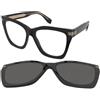 Marc Jacobs MJ 1113/CS 807/9O | Occhiali da Vista con Clip da Sole | Prova Online | Plastica | Quadrati | Nero | Adrialenti