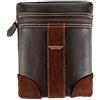 ARTONVEL - Borsa Aviator magnetica per serbatoio moto, pelle bovina pieno fiore vintage e pelle scamosciata, impermeabile e leggera, ergonomica e resistente