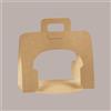 LUCGEL Scatola Astuccio Carta Avana Economica Strip per Panettone o Colomba da 500g 220x155H235mm 20 pezzi