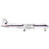 herpa modello di aereo Philippine Air Lines Douglas DC-6B - PI-C295 Magellan's Cross in scala 1:200 - modello di aereo, pezzo da collezione, miniatura deco, statuetta con supporto in metallo