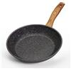 STONELINE® Padella 28 cm | senza coperchio - aspetto legno