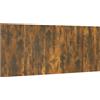 vidaXL Testiera in rovere affumicato 200x1,5x80 cm Materiale ligneo