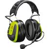 3M Peltor WS Alert X MRX21A4WS6 - Cuffie - circumaurali - Bluetooth - senza fili - Giallo brillante (MRX21A4WS6)