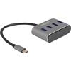 DELOCK 4 Port USB 5 Gbps Hub mit USB Type-C Anschluss # USB