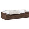 vidaXL Letto da giorno con cassetti senza materasso 100x200 cm