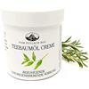 Pullach Hof Crema Olio di Albero del tè, Tea Tree Naturale, per il trattamento di irritazioni cutanee, pelle secca, brufoli e acne, 250ml