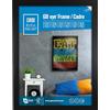ABYSTYLE GB Eye FMCBA1BK - Cornice portafoto contemporanea in legno nero - Chibi - 52 x 38 cm