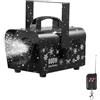 VEVOR Macchina per Neve Artificiale, Macchina per Neve Artificiale Portatile/Sospesa da 1500 W, Produzione di Fiocchi di Neve con Maniglia Portatile, Esterno e Interno per Feste, Decorazioni