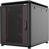 Techly Armadio Server Rack Techly 19'' 600x1000 12Unita' da sotto-scrivania Nero