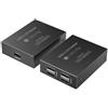 Techly Trasmettitore e ricevitore AV Techly Extender Usb 2.0 4porte/Cat.6/150m/Nero