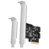 AXAGON Scheda PCIe Axagon 4 porte SATA 6G interne + LP Nero/Argento [PCES-SA4X4]