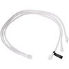 ALPHACOOL Cavo sdoppiatore Alphacool 18727 Y-Splitter da 4 pin a 3x PWM 60cm Bianco [18727]