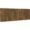 vidaXL Testiera da parete in rovere affumicato 240x1,5x80 cm in materiale derivato dal legno
