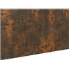 vidaXL Testiera in rovere fumé 160x1,5x80 cm materiale a base di legno