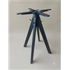 Moia Greenwood Base Tavolo 4 Razze Acciaio Nero 60x60 H72 Contract