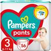 Pampers Pants Size 3 56 pz