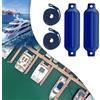 2 parafanghi per barche, corde G0 anti-collisione da 6 mm x 1,5 m per barche