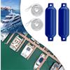 2 parafanghi per barche, corde G0 anti-collisione da 6 mm x 1,5 m per barche