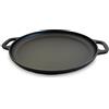 Thorness Teglia per pizza in ghisa nera, 35,6 cm, padella per cucinare e grigliare, lunga durata e resistente, riscaldamento uniforme