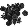 A ABSOPRO Auto Rivetto 8mm Foro Fissaggio Paraurti Clip Plastica Nero (Set 20)