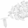 A ABSOPRO Auto Rivetti Clip 7mm Foro Fissaggio Plastica Bianco (Set 30)
