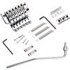 Guitar Elettrico Tremolo Bridge Double Blocking System Assembly Chrome