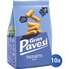 Pavesi 10x Multipack Gran Pavesi Snack Tocchetti, Snack al Mais Cotti al Forno, 8 256g