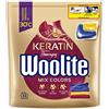 Woolite Mix Colors con Cheratina Lavaggio Capsule per Tessuti Colorati, 33 Pezzi