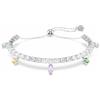 Swarovski x Ariana Grande Bracciale Tennis, Taglio misto, Multicolore, Placcato rodio