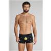 Intimissimi Boxer Cotone Superior Stampa Paperella Nero