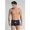 Intimissimi Boxer Cotone Superior Stampa Pesce Pagliaccio Blu