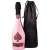 Armand de Brignac Brut Rosé Champagne AOC 0,75 L, Borsa in velluto