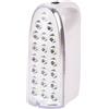 Electraline 65063 Lampada di emergenza portatile LED 300Lm, autonomia 3-6 ore, 21 LED SMD, 2400mAh