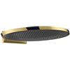 hansgrohe Rainfinity Soffione doccia 360 1 getto con attacco a parete, oro lucido, 26230990