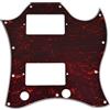 Musiclily Pro 11 Fori Battipenna Full Face per Chitarra Elettrica EPI China Made SG Standard,4 strati Red Tortoise