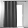 Douceur d'Intérieur, Tenda con occhielli, 135 x 260 cm, colore: Antracite, 100% Occultant/Chambray Uni, Occultiss