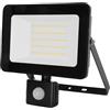 Kerbl Proiettore Esterno LED 50W con Segnalatore di Movimento