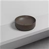 Cielo Lavabo Tondo da Appoggio Mare - Cacao Opaco Ø 45 cm H 15 cm
