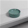 Cielo Lavabo Tondo da Appoggio Mare - Verde Smeraldo Lucido Ø 45 cm H 15 cm