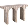 Richmond Interiors Consolle Dulce Grey - Marmo Guangxi