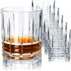 OCEANO Set 6 Bicchieri Vetro da Whisky Gin Bourbon Acqua Bibite Succo Bevande Birra Cocktail 320ml